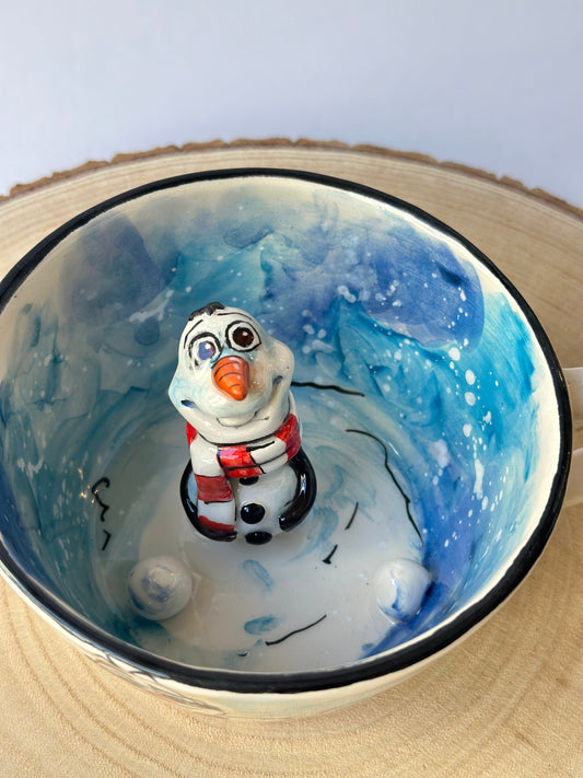 Olaf handmade mug