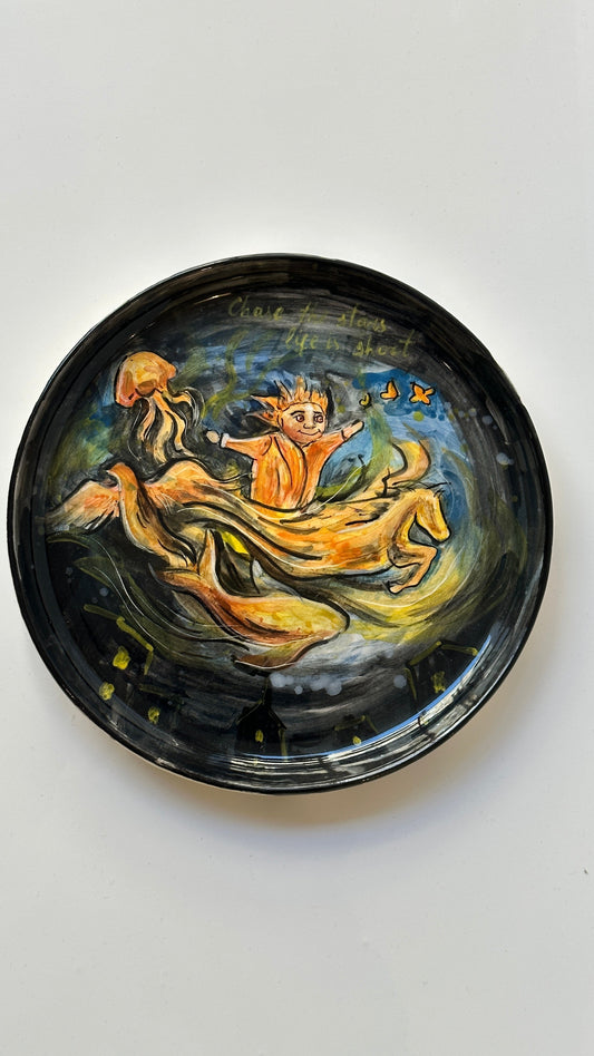 āThe Sandmanāhandmade plate