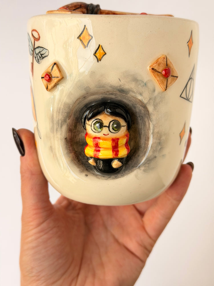 Harry handmade ceramic takeaway mug