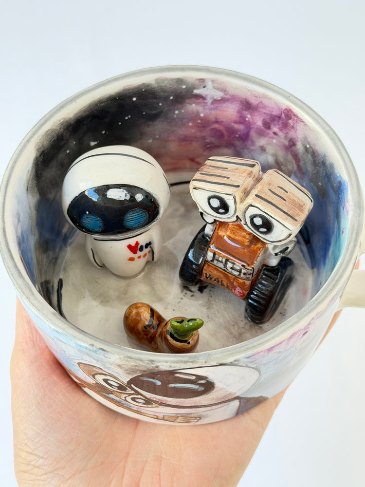 Couple handmade ceramic mug
