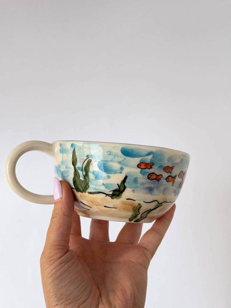 Octopoda handmade ceramic mug