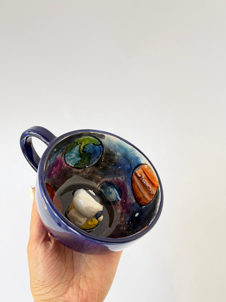 Astronaut handmade ceramic mug