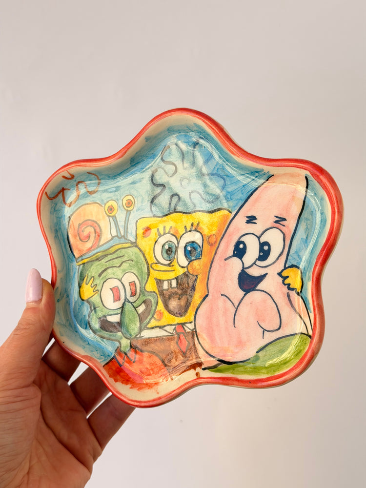 Handmade ceramic plate