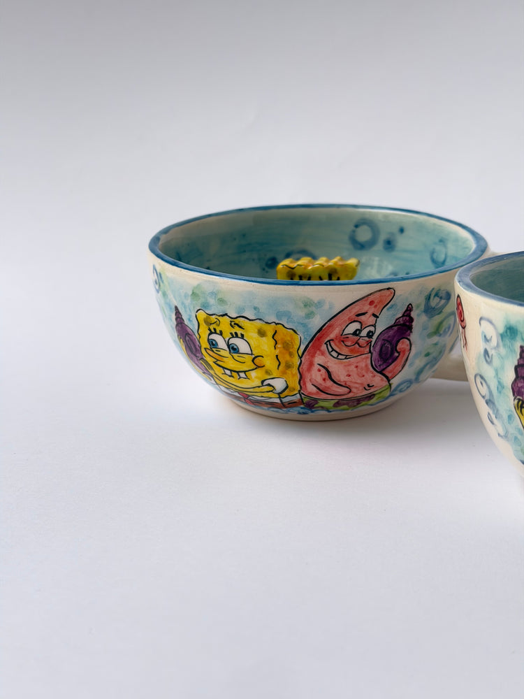Friends handmade ceramic mugs