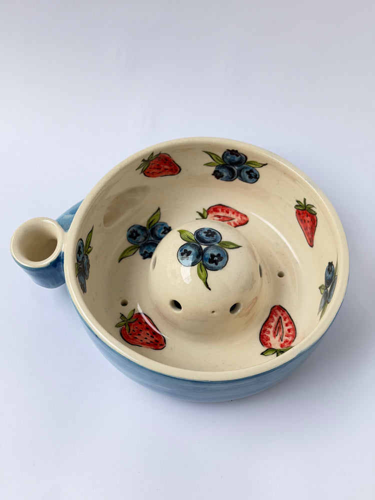 Fruit handmade ceramic washing bowl