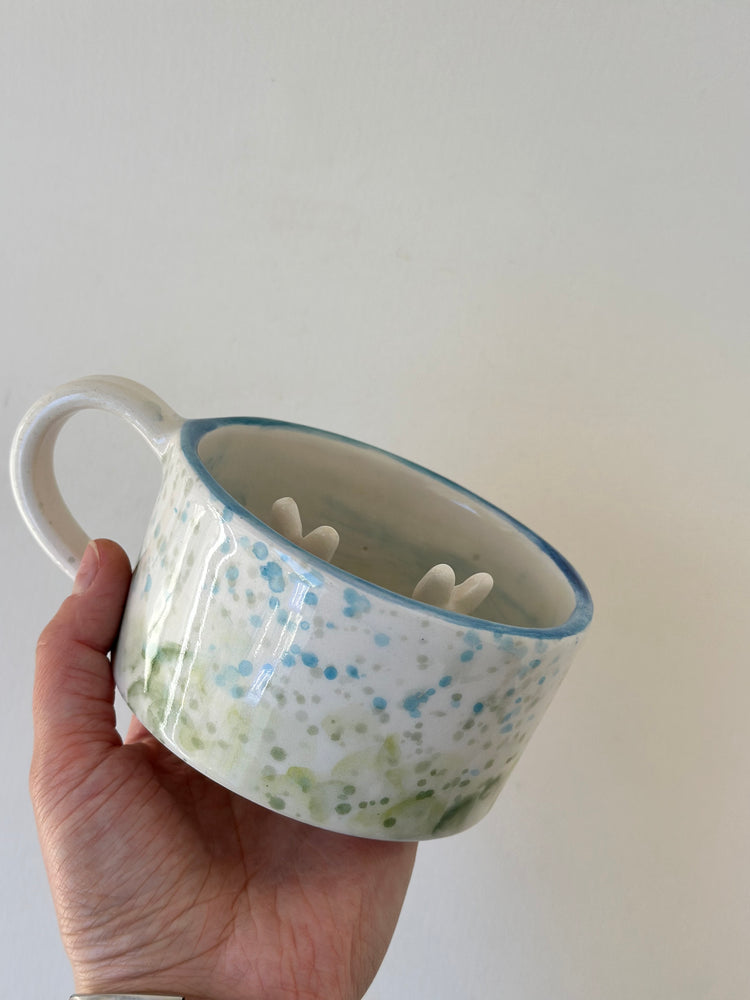 Rabbit handmade mug