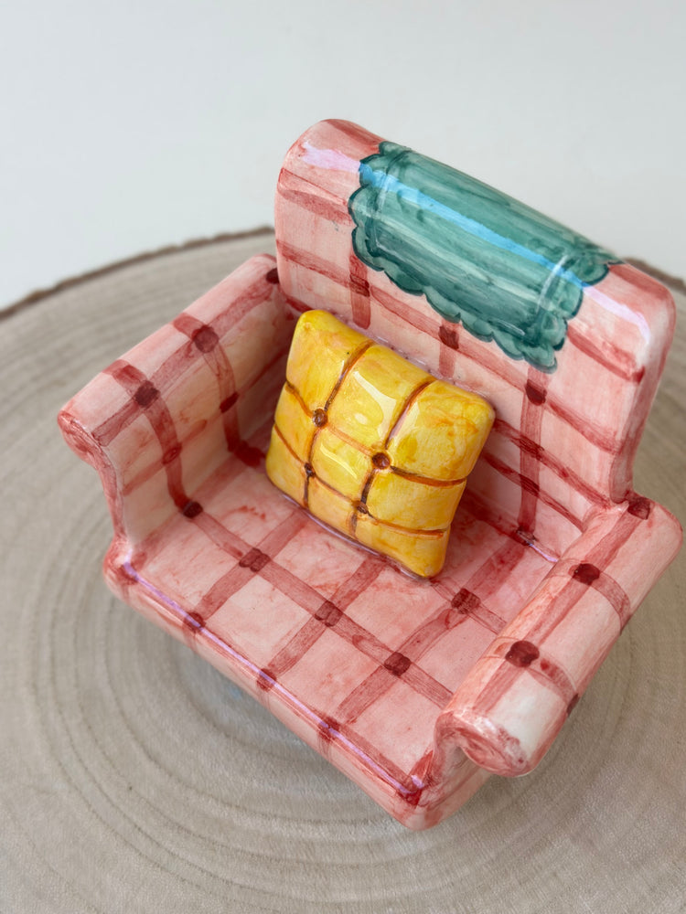 Sofa handmade decorative ceramic