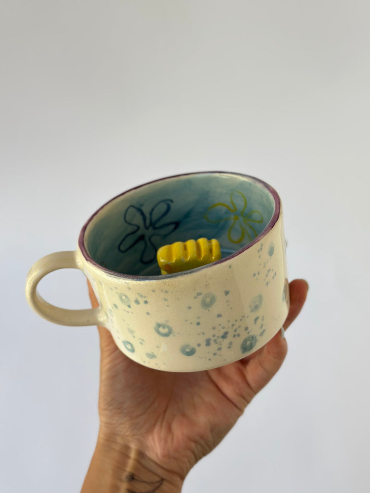 Spongebob handmade ceramic mug