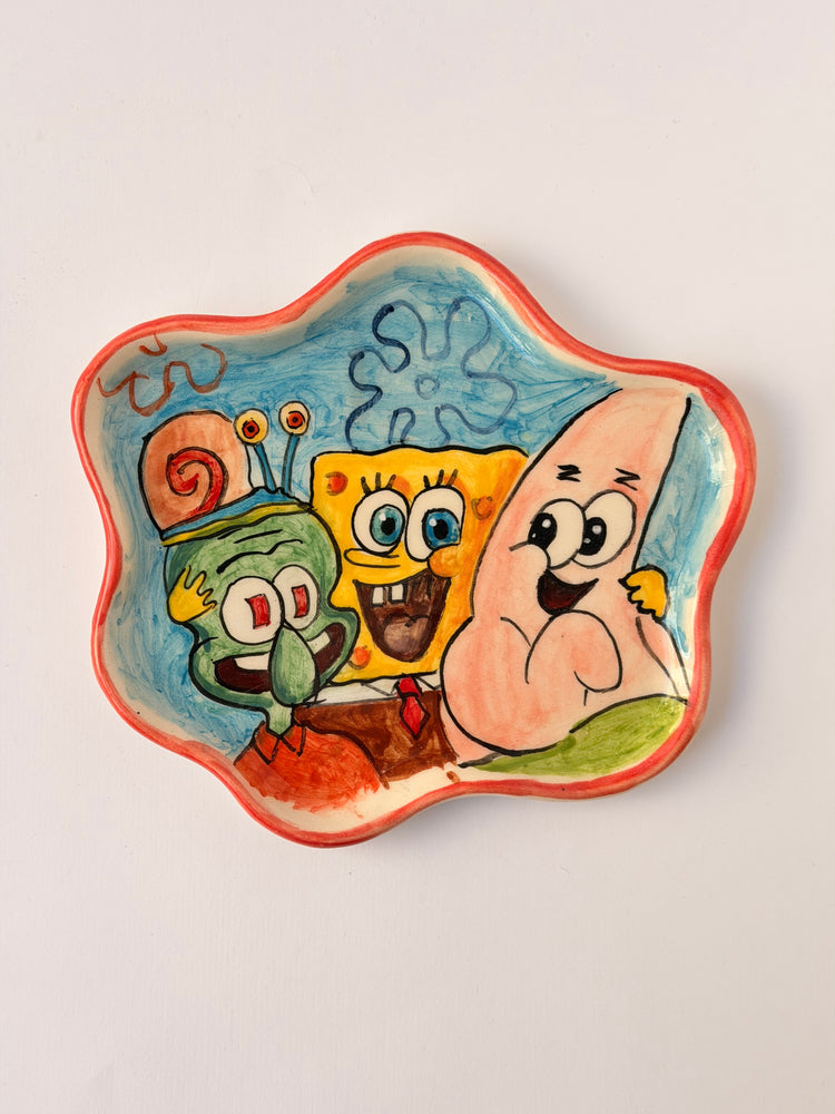 Handmade ceramic plate