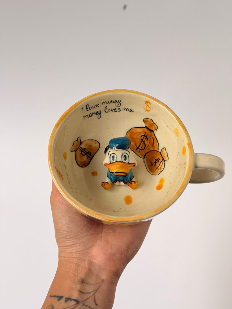 Duck handmade ceramic mug
