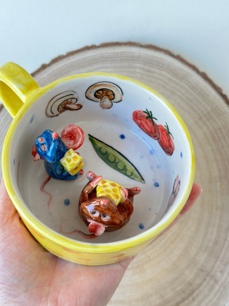 Little chef and Emily handmade mug
