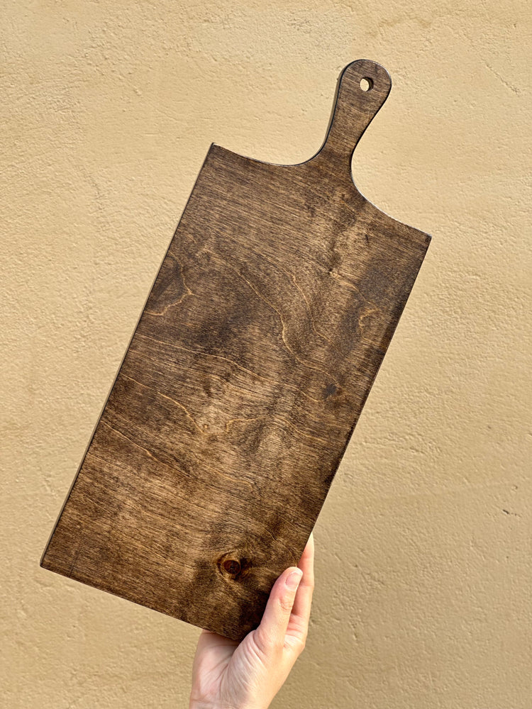 Wooden serving tray handmade