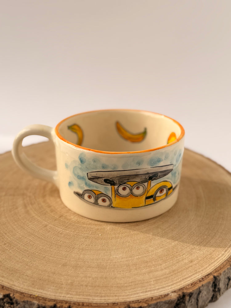 Banana handmade ceramic mug