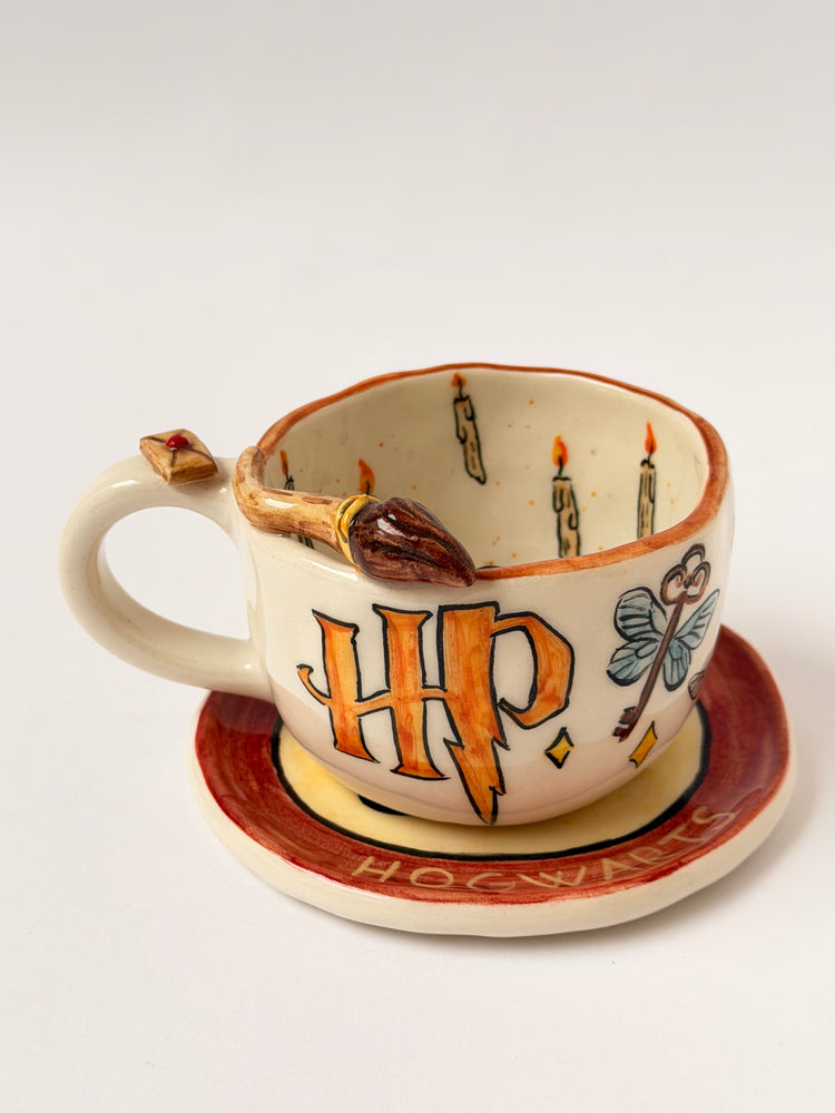 Harry handmade ceramic cup and plate
