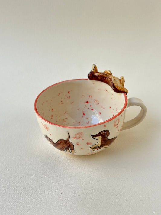 Dachshund Dog handmade mug