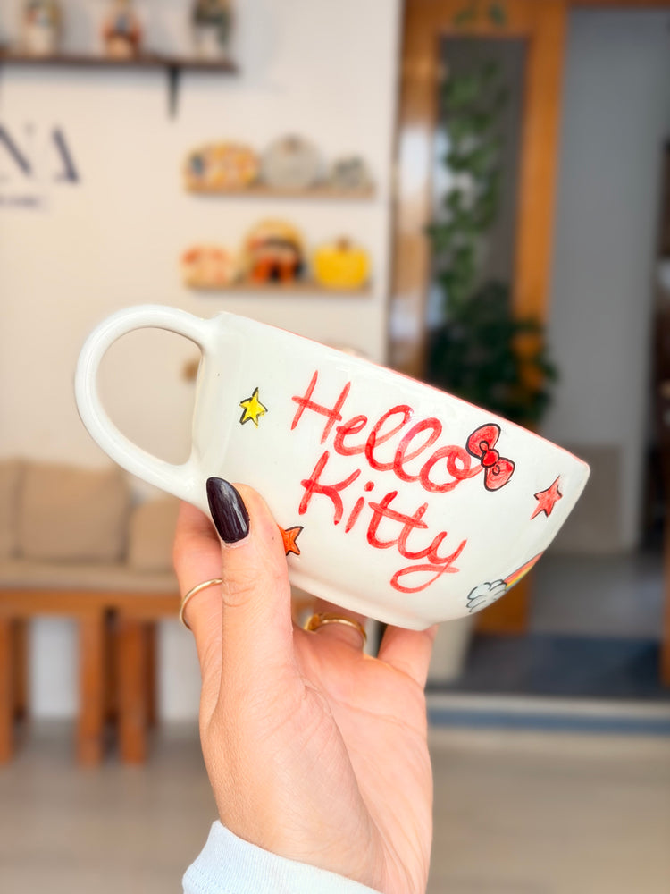 Cat handmade ceramic mug