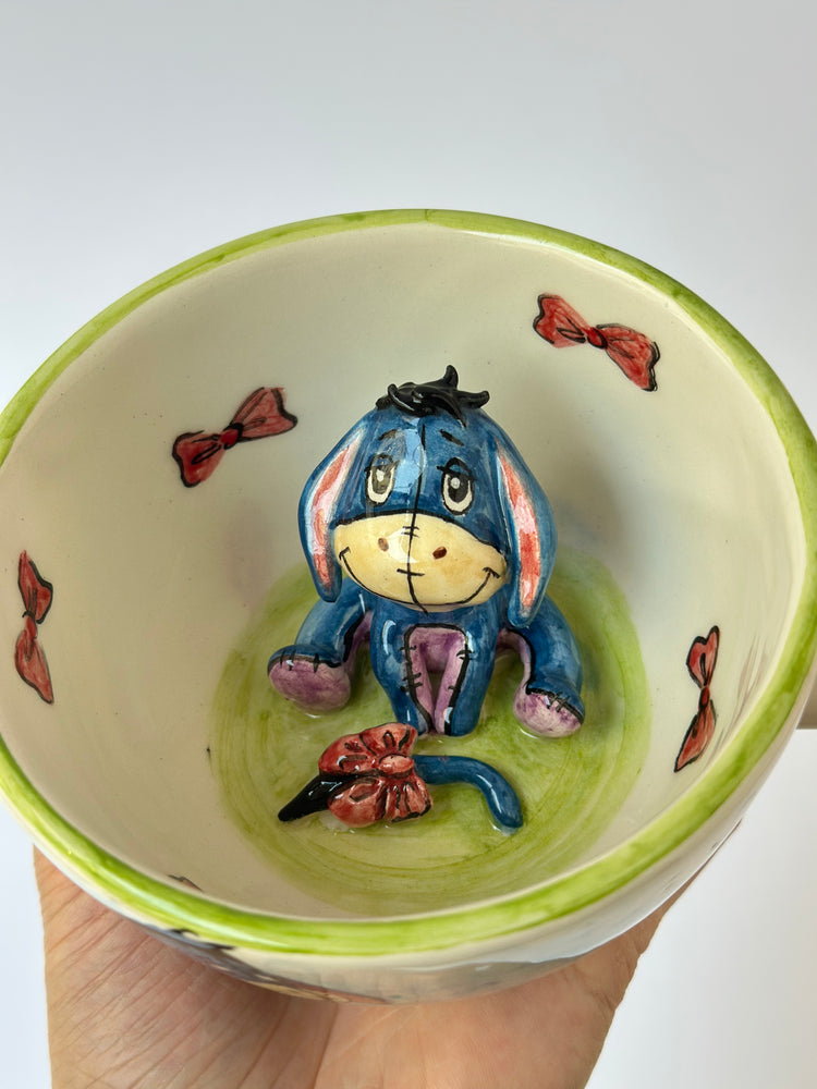 Donkey ceramic handmade mug
