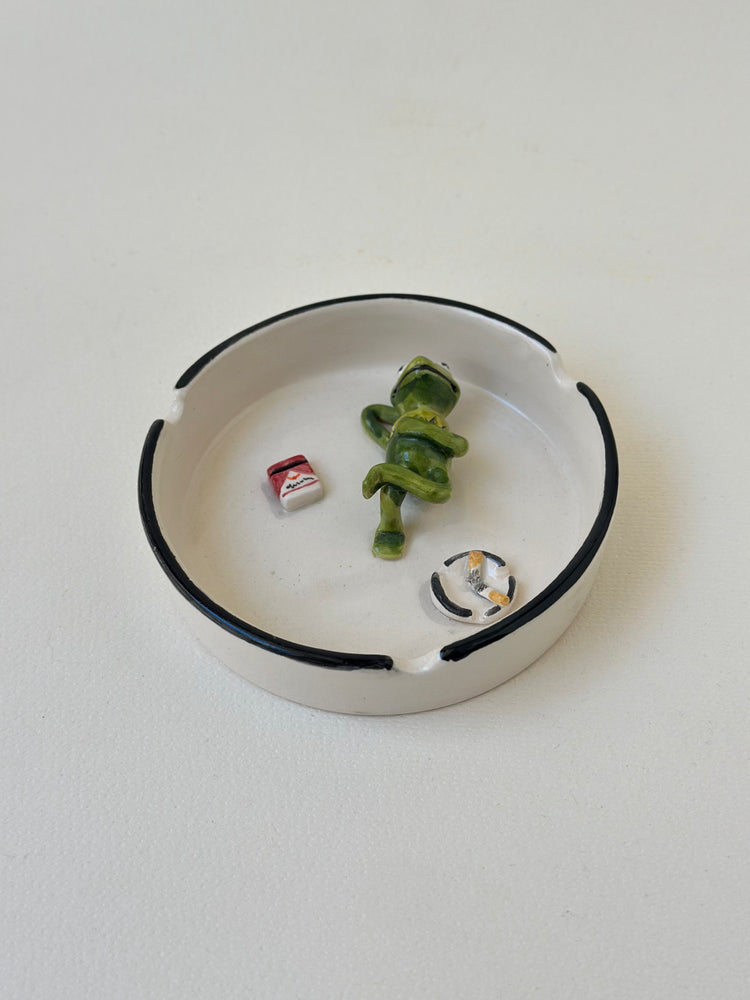 Kermit handmade ashtray