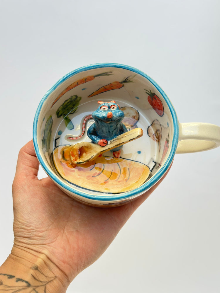 Little chef handmade ceramic mug