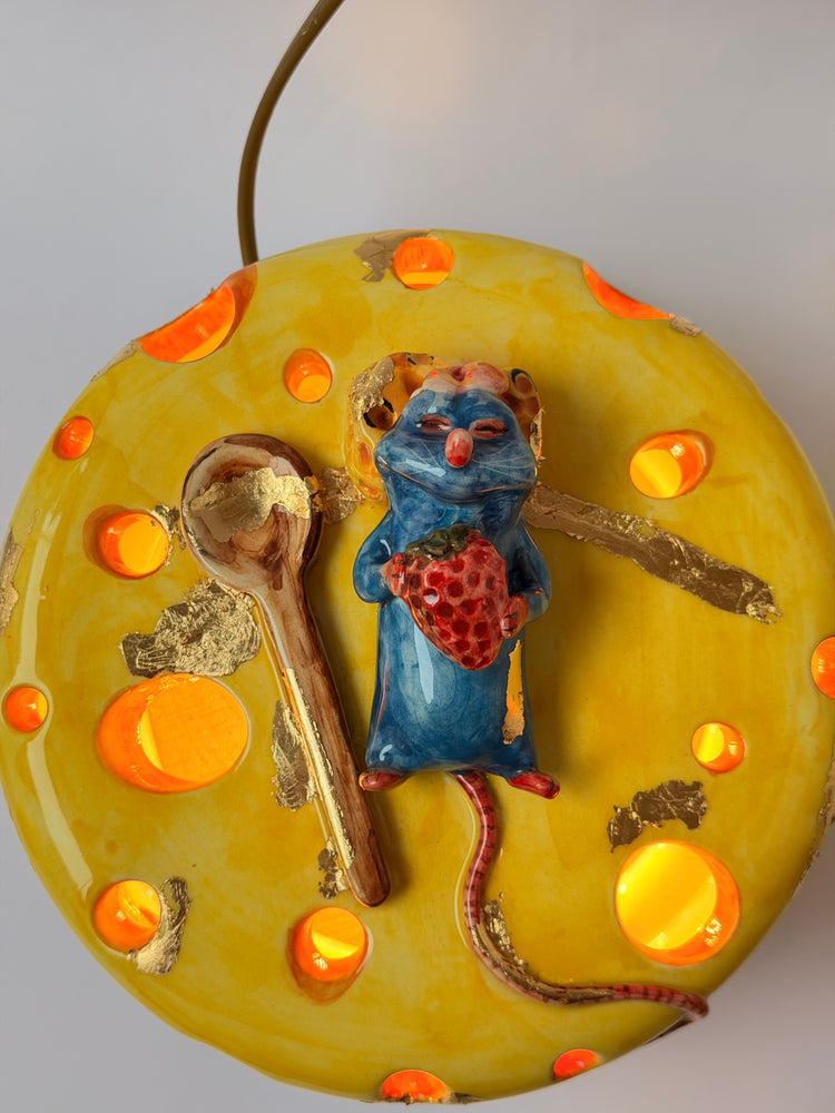 Little Chef handmade ceramic lamp