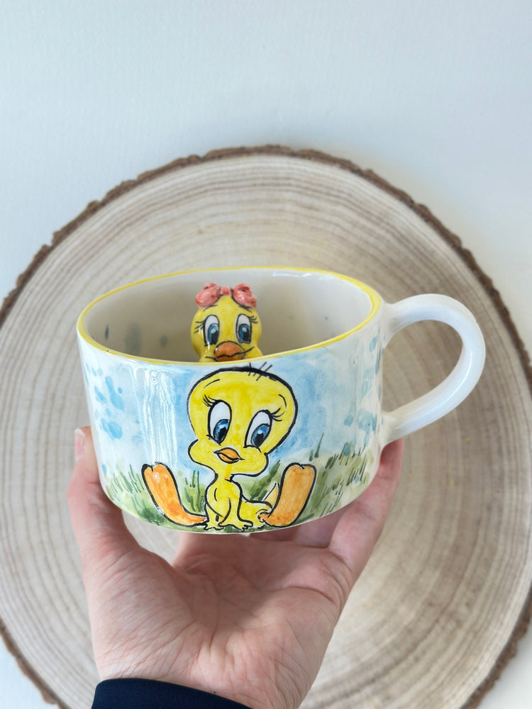 Duck handmade mug