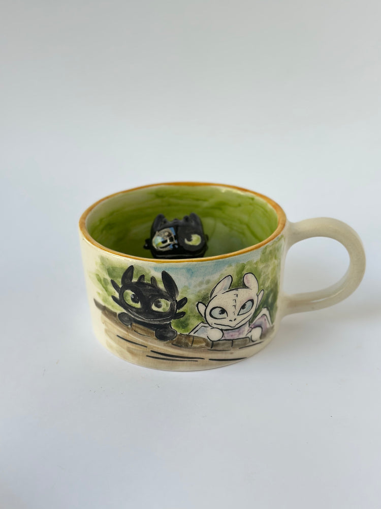 Dragon handmade ceramic mug