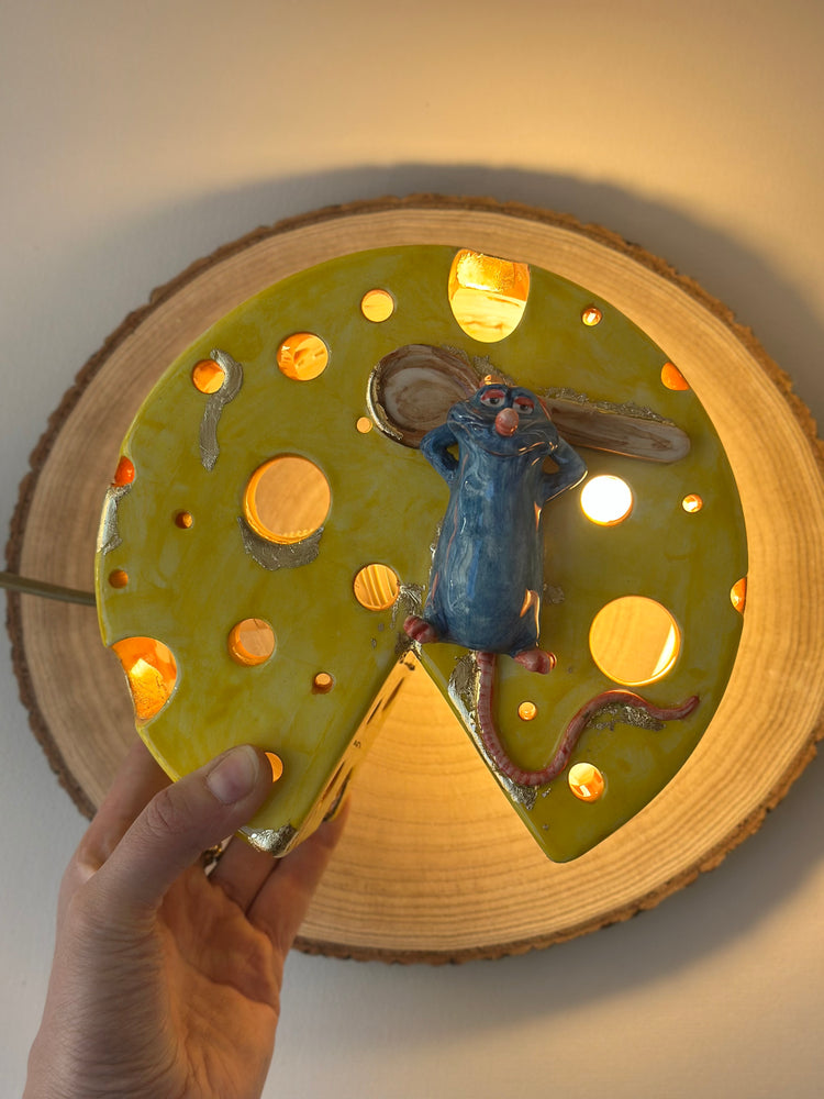 Little Chef ceramic handmade lamp