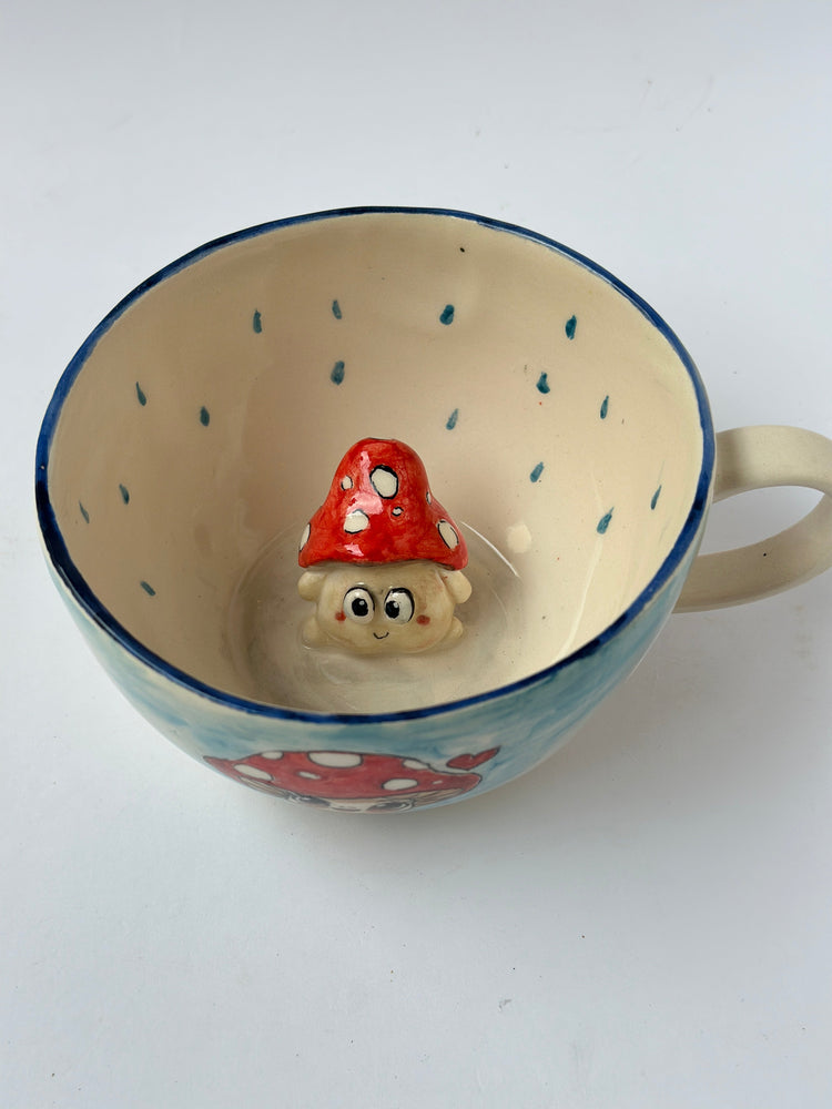 Mushroom Handmade mug