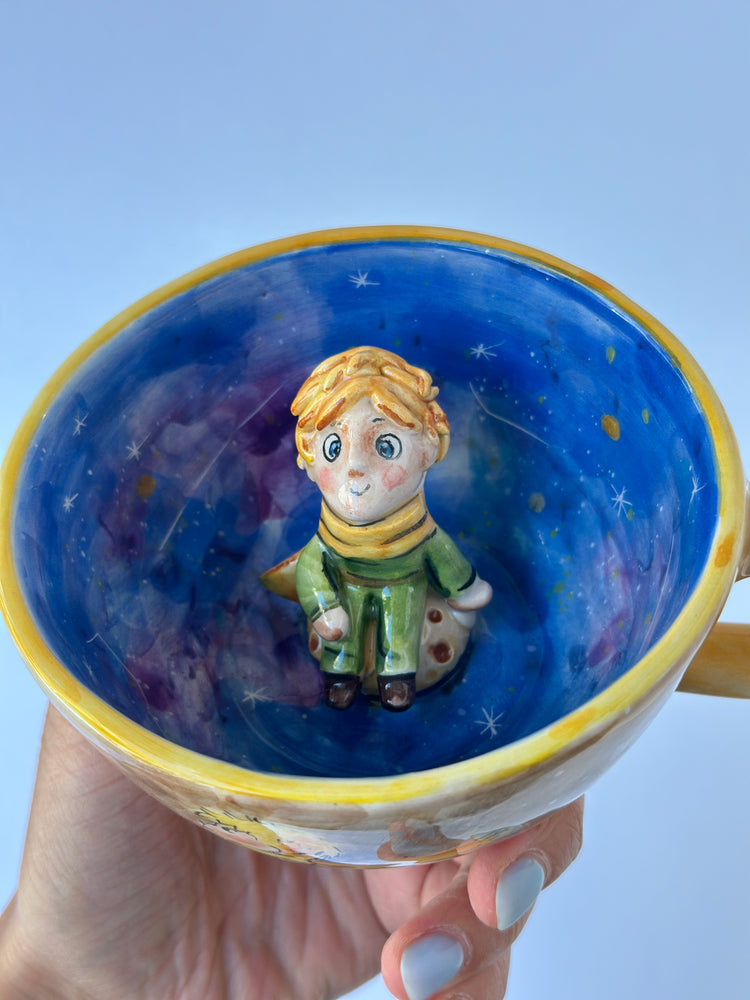 Little Prince handmade ceramic mug