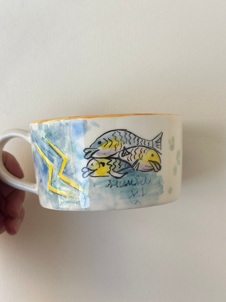 Dragon handmade mug