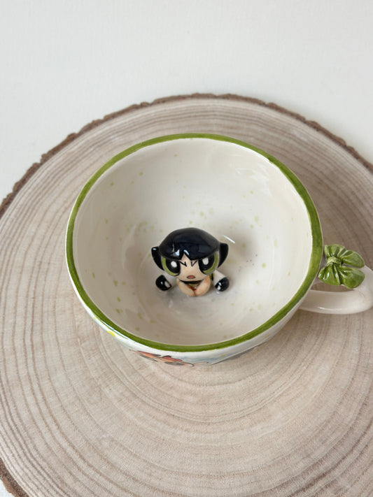 The powerpuff girl handmade mug