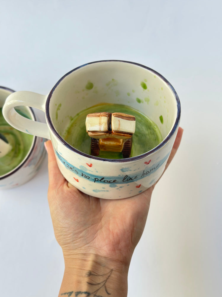 Couple handmade ceramic mugs