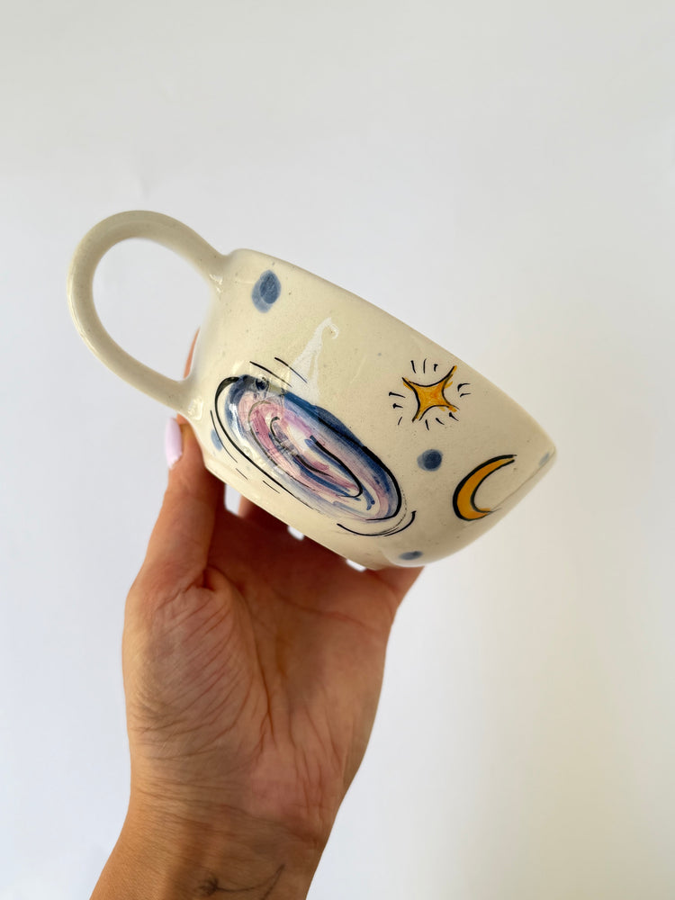 Astronaut handmade ceramic mug