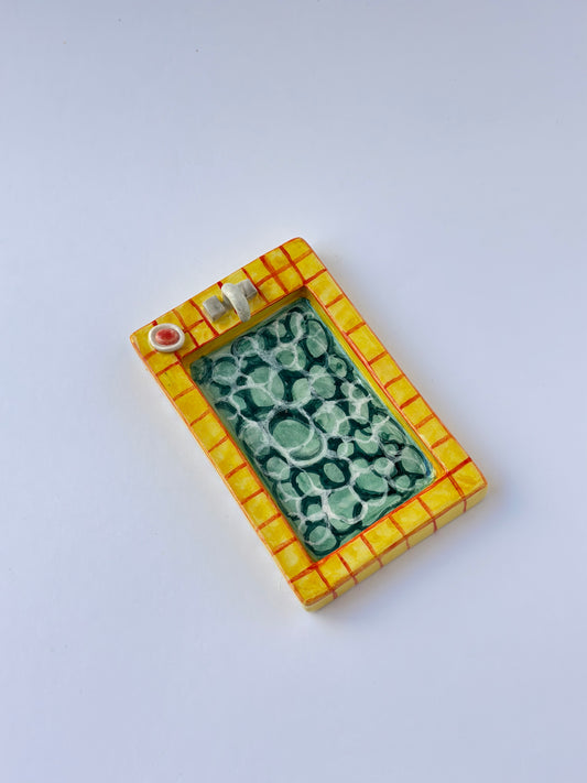 Handmade ceramic ashtray