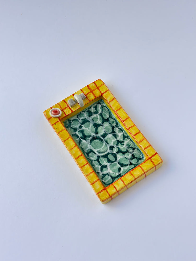 Handmade ceramic ashtray