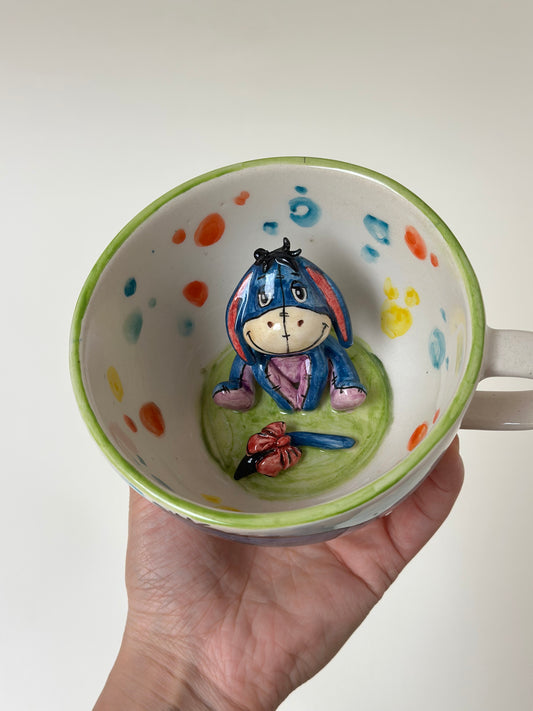 Donkey handmade mug