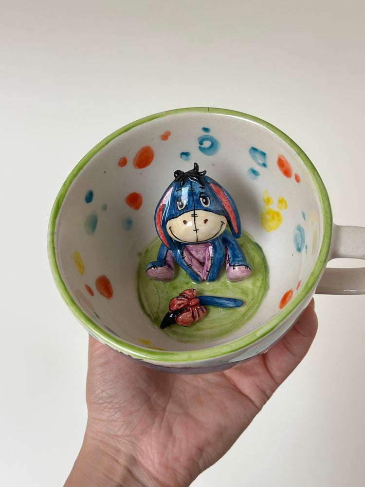 Donkey handmade mug
