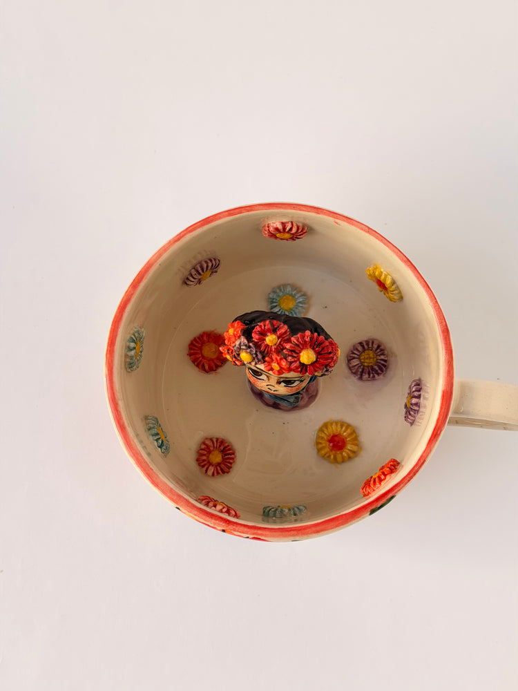 Frida handmade ceramic mug