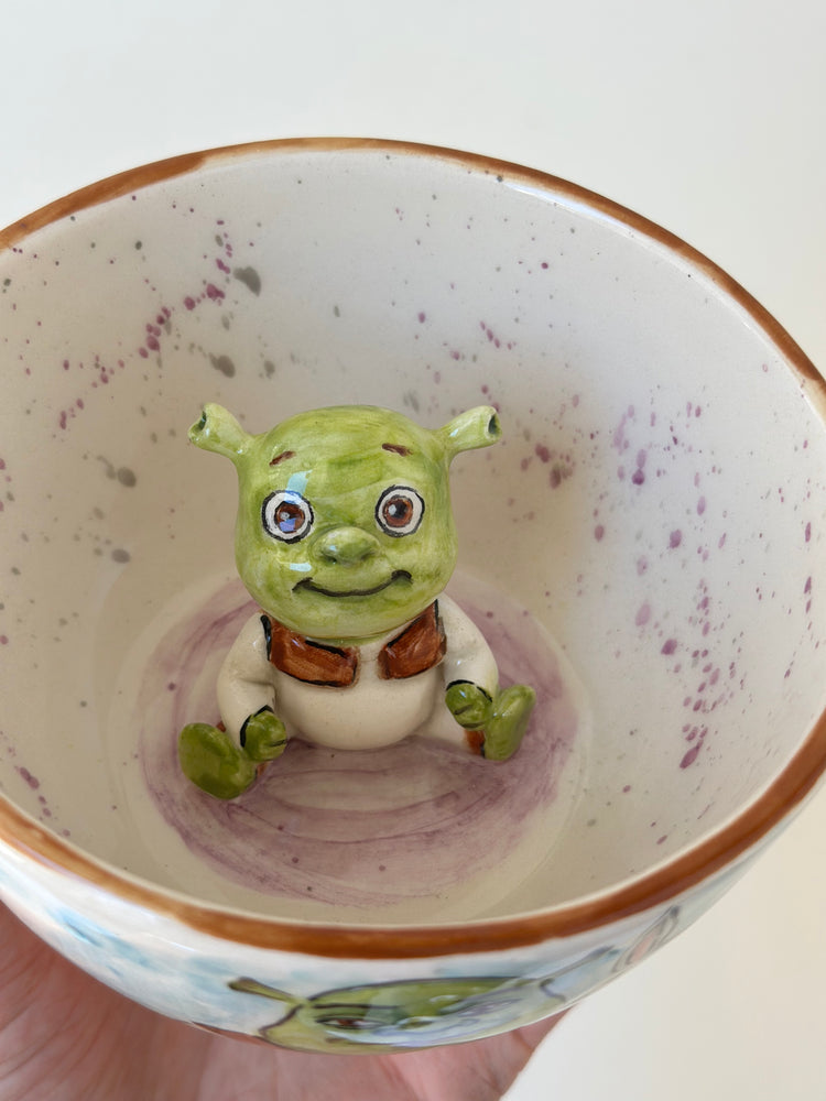 Shrek handmade mug
