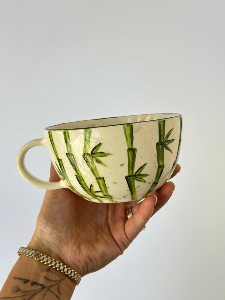 Panda handmade ceramic mug