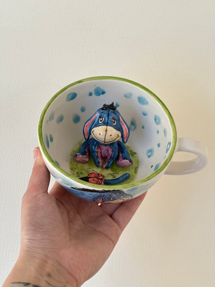 Donkey handmade mug