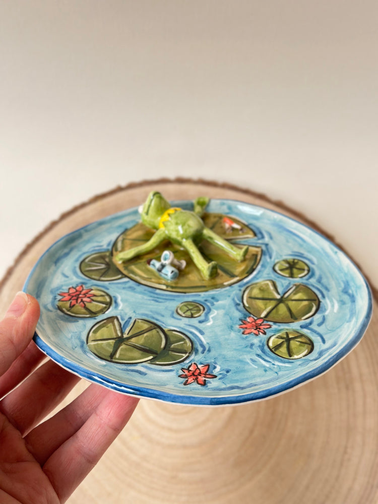 Kermit Handmade plate