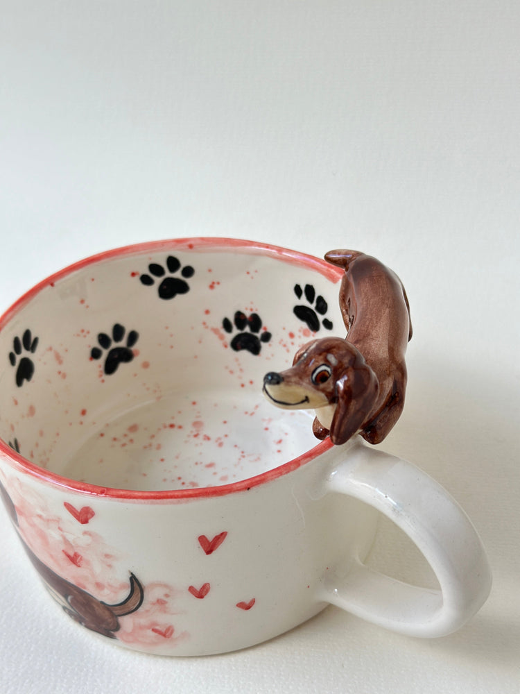 Dachshund handmade mug