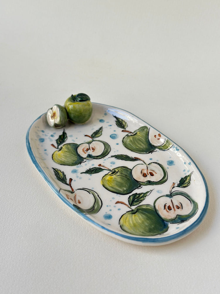 Apple handmade plate