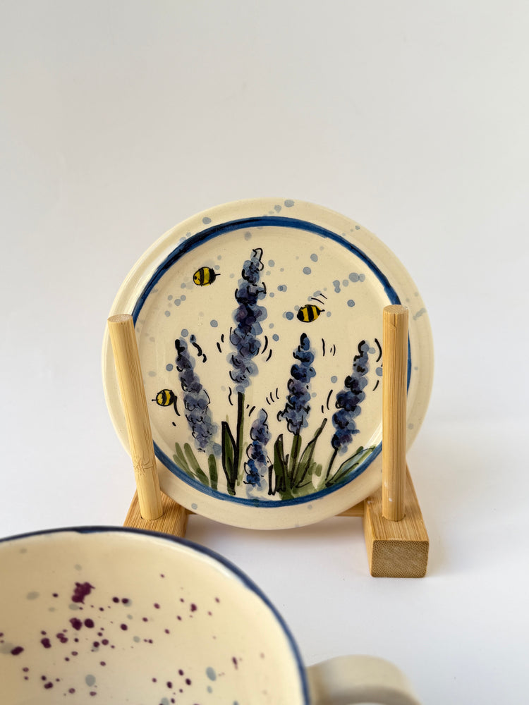 Lavender handmade ceramic mug