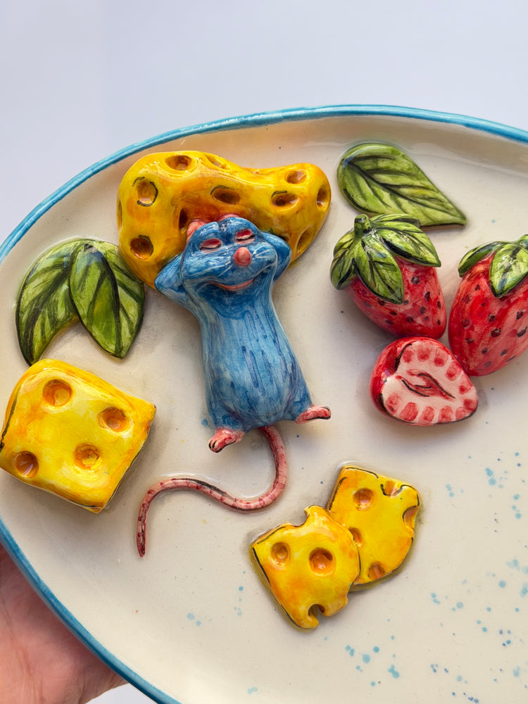 Little Chef handmade ceramic plate