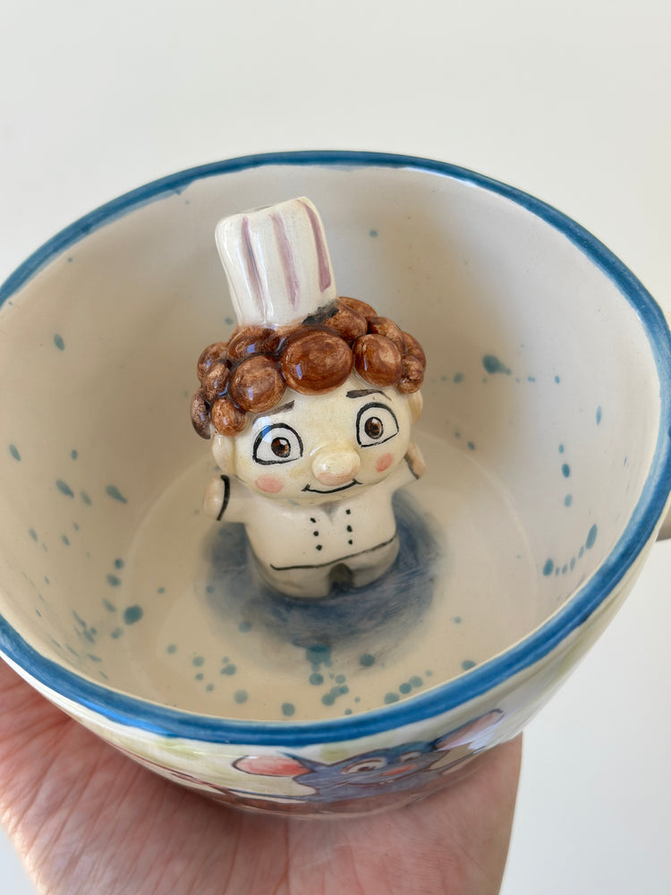 Chef Linguine handmade mug