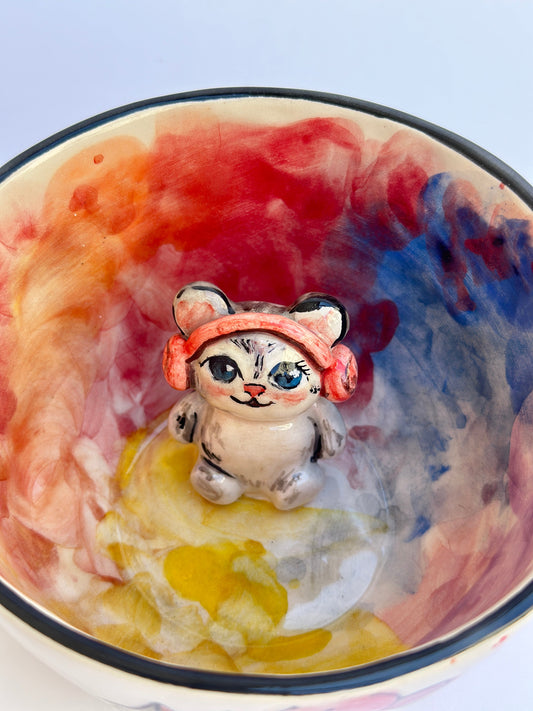 Cat handmade mug