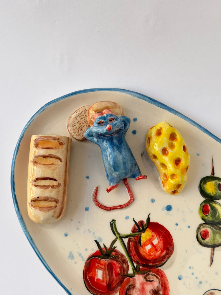 Little Chef handmade ceramic plate