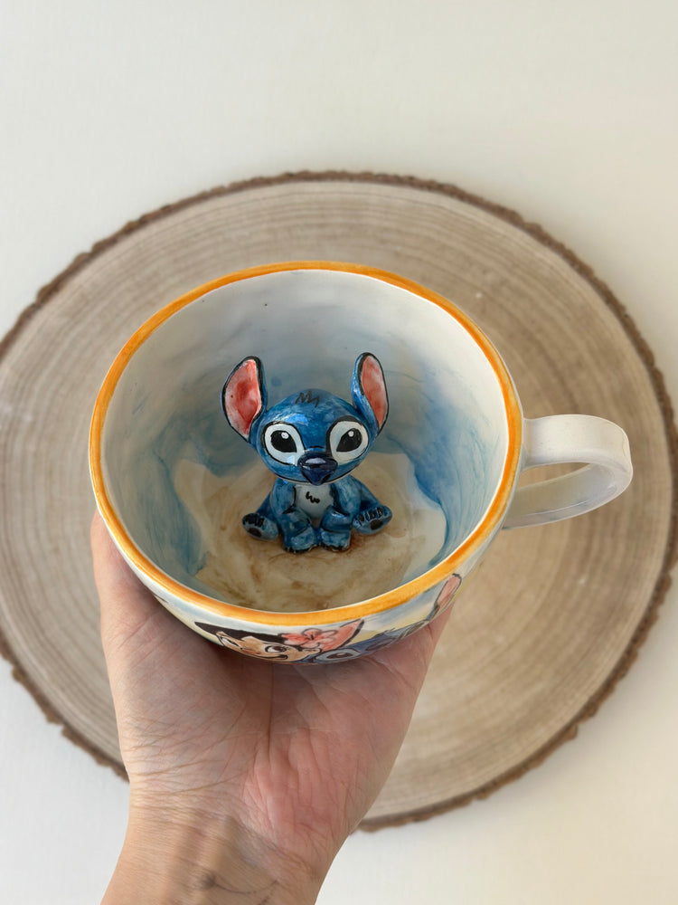 Stitch handmade mug